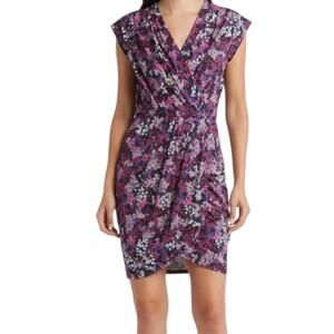 Ted Baker Dress Maggeyi Floral wrap front jersey size 1 (US 4)
